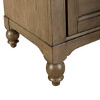 Crédence gris taupe rustique