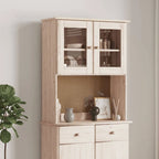 Commode 30.3x11.8x36.2 en Pin Massif - 30.3 x 11.8 x 36.2