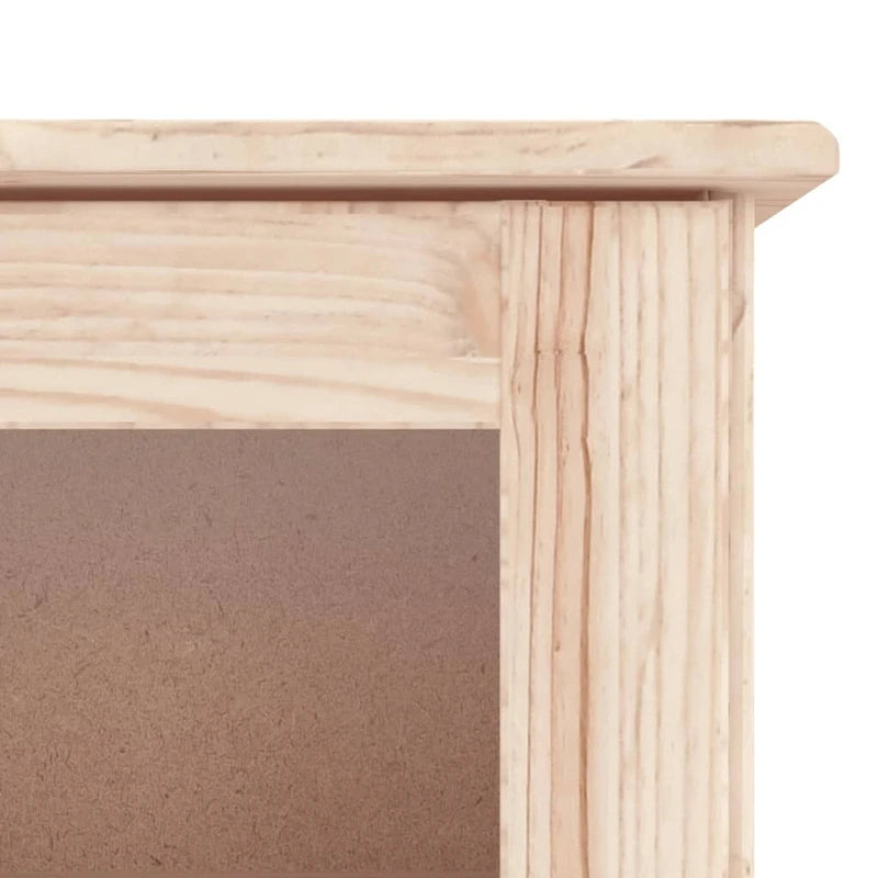 Commode 30.3x11.8x36.2 en Pin Massif - 30.3 x 11.8 x 36.2