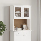 Commode 30.3x11.8x36.2 en Pin Massif - 30.3 x 11.8 x 36.2