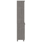 Étagère bibliothèque à tiroirs avec étagères de rangement Pin massif - 33,5 x 13,8 x 70,9