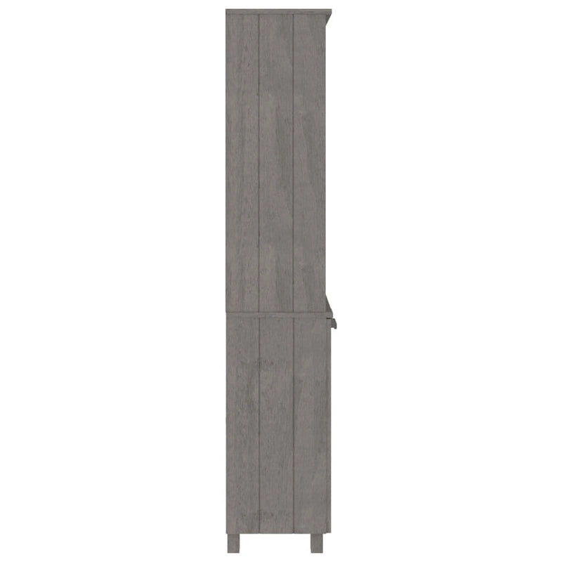 Étagère bibliothèque à tiroirs avec étagères de rangement Pin massif - 33,5 x 13,8 x 70,9