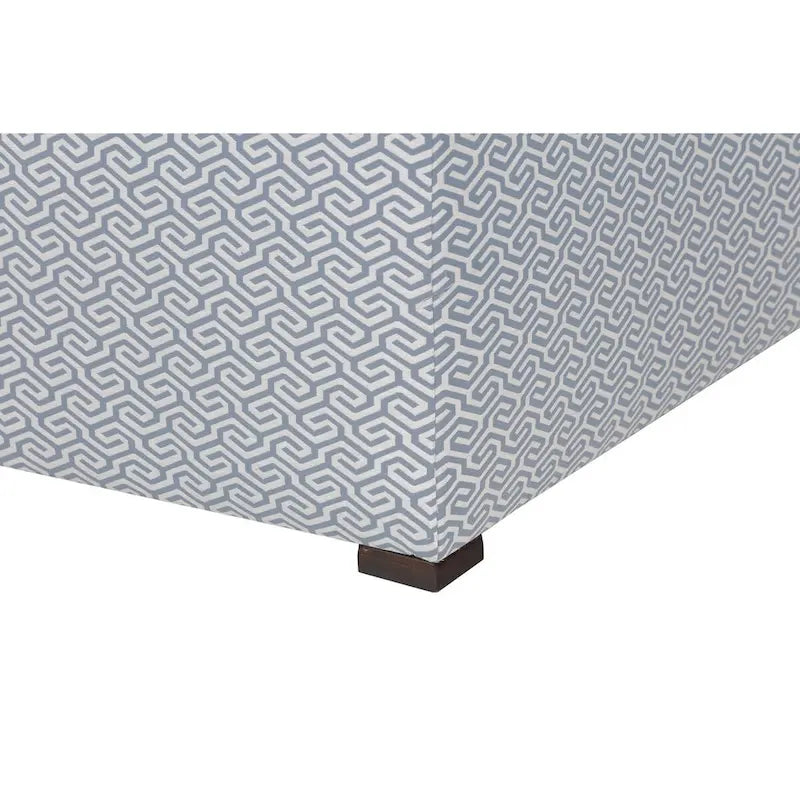 Banc coffre de rangement de salon de style transitionnel