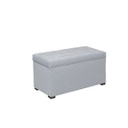 Banc coffre de rangement de salon de style transitionnel