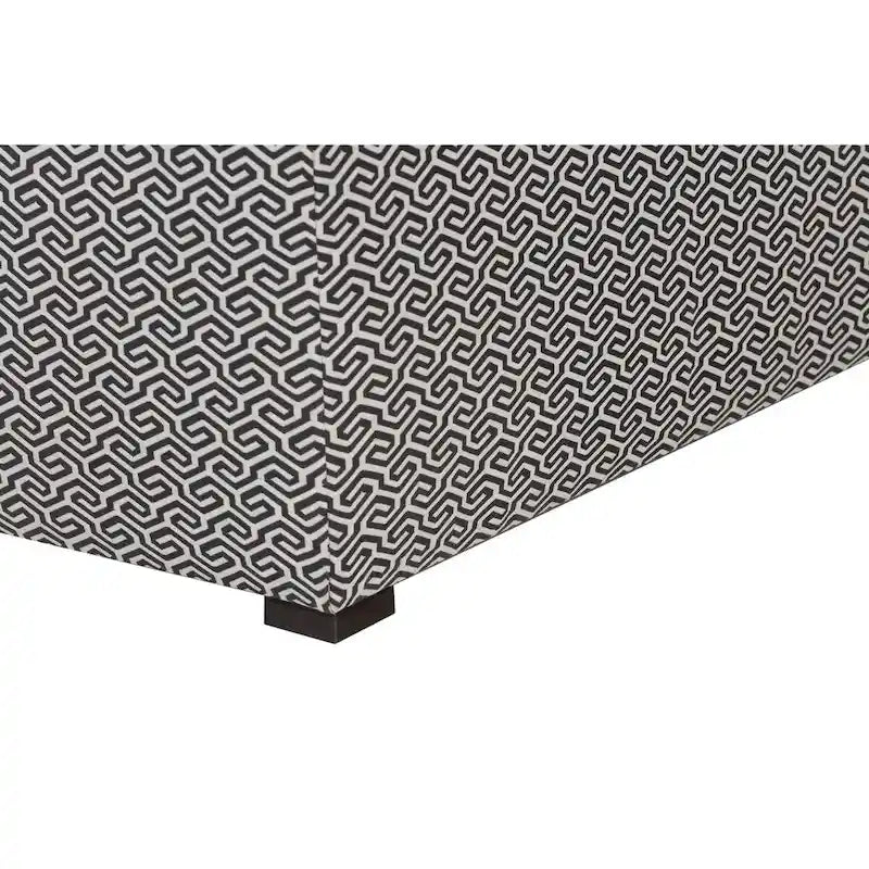 Banc coffre de rangement de salon de style transitionnel