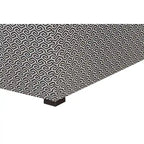 Banc coffre de rangement de salon de style transitionnel