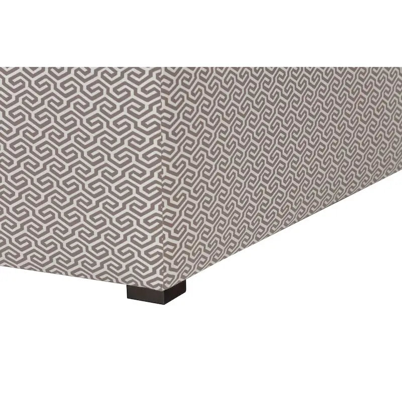 Banc coffre de rangement de salon de style transitionnel