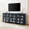 Crosley Cassai 3Pc Media Storage Cabinet Set