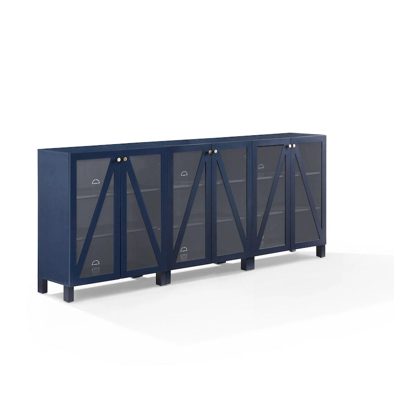 Ensemble de 3 meubles de rangement pour médias