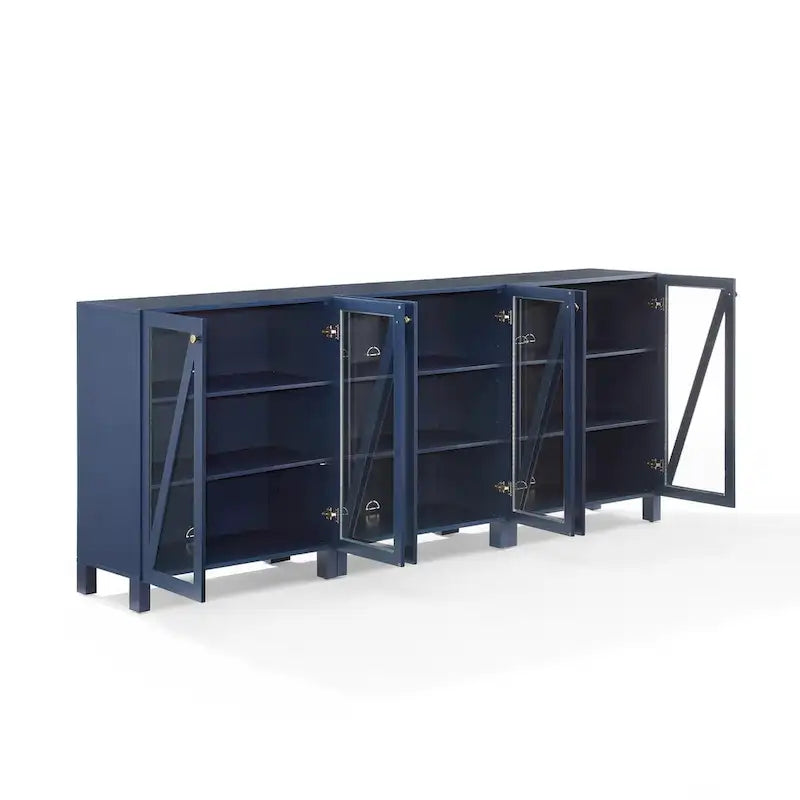 Ensemble de 3 meubles de rangement pour médias