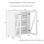 Ensemble de 3 meubles de rangement pour médias