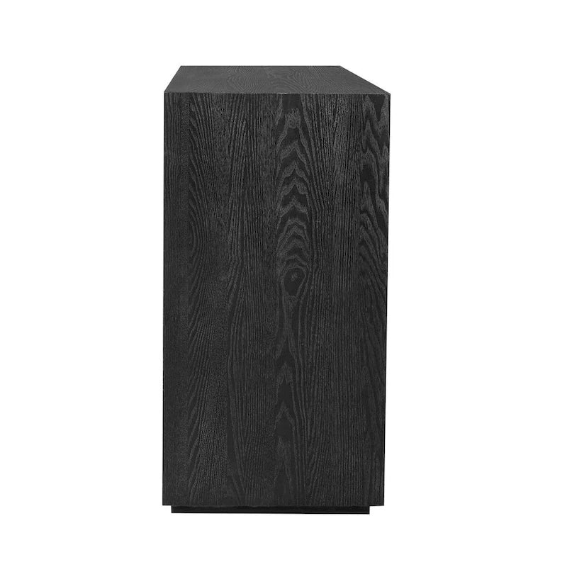 Four-Door Ash Veneer Sideboard Cabinet
