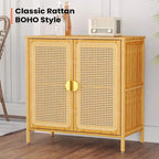 Buffet de cuisine Pellebant Boho Farmhouse avec portes et espace de rangement