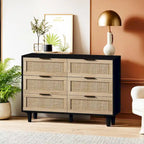 43.316-Meuble de rangement en rotin à tiroirs, pour chambre à coucher, salon