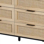 43.316-Meuble de rangement en rotin à tiroirs, pour chambre à coucher, salon