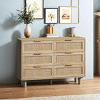 43.316-Meuble de rangement en rotin à tiroirs, pour chambre à coucher, salon
