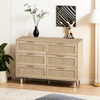43.316-Meuble de rangement en rotin à tiroirs, pour chambre à coucher, salon