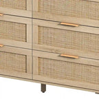 43.316-Meuble de rangement en rotin à tiroirs, pour chambre à coucher, salon