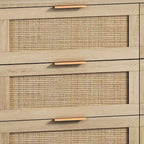 43.316-Meuble de rangement en rotin à tiroirs, pour chambre à coucher, salon