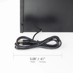 Organisateur de bureau tout-en-un 8 compartiments avec chargeur USB - Noir