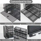 Accessoires de bureau 5 niveaux et bureau de travail - 16.15P x 9.45L x 11.25H