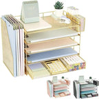 Accessoires de bureau 5 niveaux et bureau de travail - 16.15P x 9.45L x 11.25H