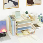 Accessoires de bureau 5 niveaux et bureau de travail - 16.15P x 9.45L x 11.25H
