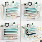 Accessoires de bureau 5 niveaux et bureau de travail - 16.15P x 9.45L x 11.25H