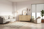 51.18L 6-Drawers Rattan Cabinet