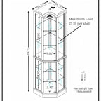 Meuble à vin avec étagères en verre réglables et décorations sculptées