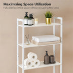 Meuble de rangement au-dessus des toilettes - 9,4P x 24,8L x 64,2H