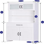 Armoire de Rangement de Salle de Bain - 29,85P x 60L x 160H cm