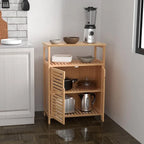 Meuble de rangement en bambou – 11,8P x 23,6L x 31,7H